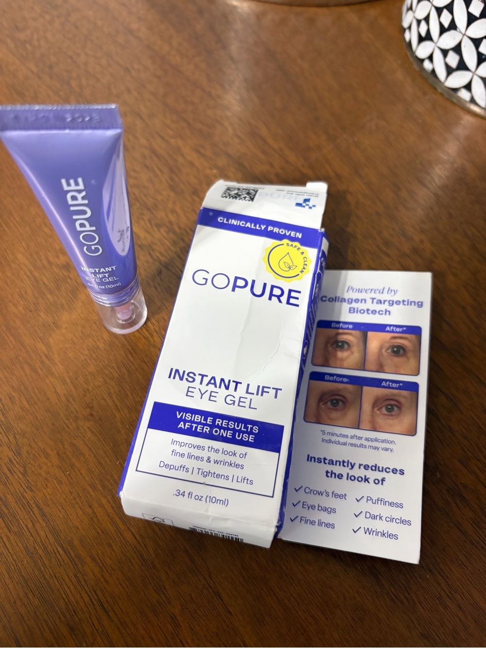 Instant Lift Eye Gel — Lavender Tube